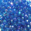 200 6mm Acrylic Faceted Sapphire AB